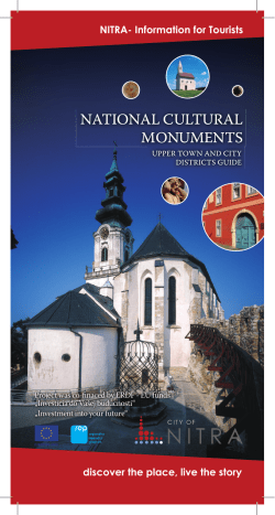 NATIONAL CULTURAL MONUMENTS