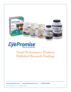 EyePromise Science Summary