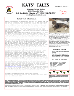 February 2014 - Kingdom Animal Shelter