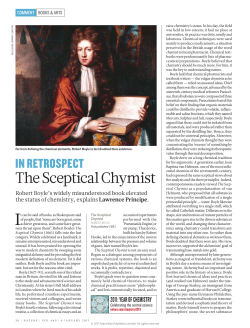 The Sceptical Chymist