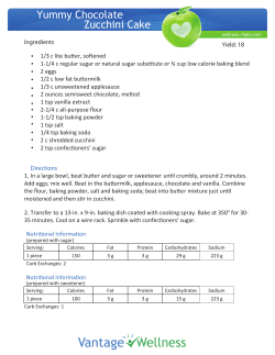 Yummy Chocolate Zucchini Cake