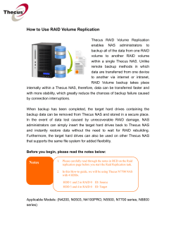 How to Use RAID Volume Replication Notes