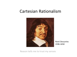 Cartesian Rationalism