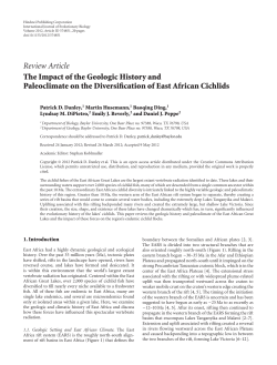 The Impact of the Geologic History and Paleoclimate on the