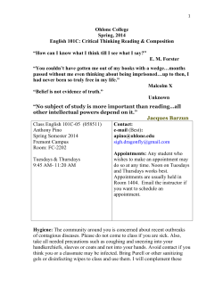 How can I know what I think till I see