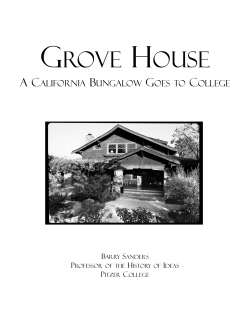 Grove House - Pitzer College