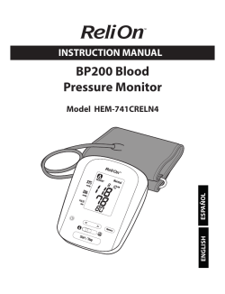 BP200 Blood Pressure Monitor
