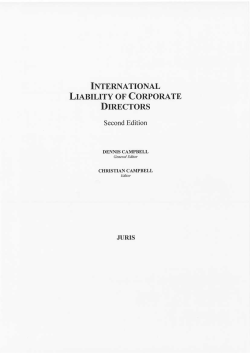 international liability of corporate directors