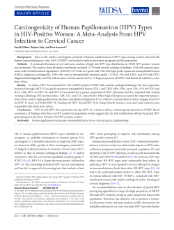 HPV - Oxford Academic - Oxford University Press