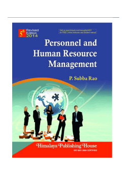 Nature and Scope of Human Resource Management 1