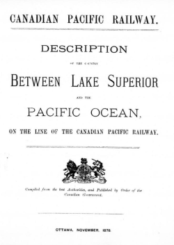 Description of the Country Between Lake Superior and