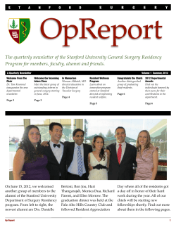 Spring 2012 - Stanford Medicine