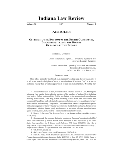 Continuity, Discontinuity, and the Rights Retained by the People