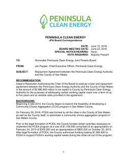 PENINSULA CLEAN ENERGY