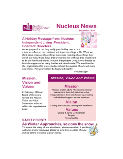 Publication2 (Read-Only) - Nucleus Independent Living