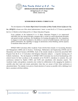 Holy Family School of QC, Inc. - Holy Family School of QC Official