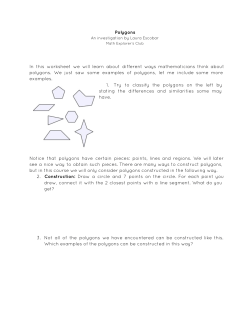 Polygons - UIUC Math