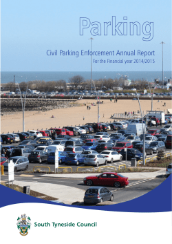 Civil Parking Enforcement Annual Report