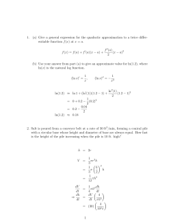 Solutions to Exam II