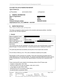 follow up audit report