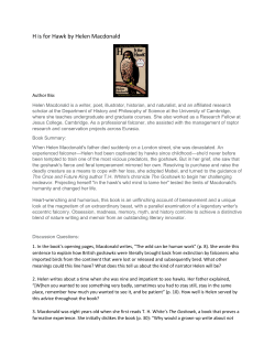 H is for Hawk by Helen Macdonald