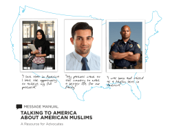 Talking to America About American Muslims