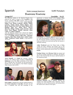 Spanish - SUNY Potsdam