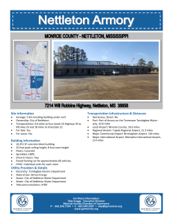 Nettleton Armory Executive Summary