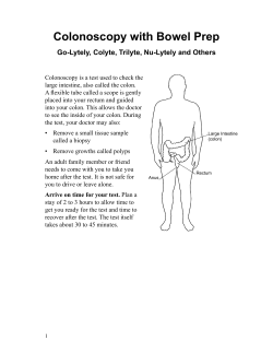 Colonoscopy - Health Information Translations