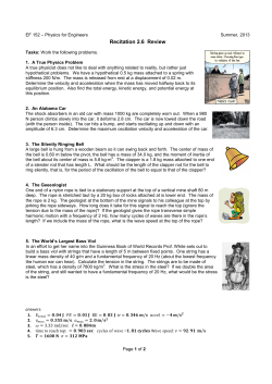 Recitation 2.6 Review - Engineering Fundamentals
