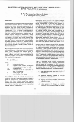 MONITORING LATERAL MOVEMENT AND STABILITY OF