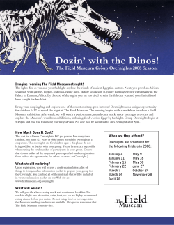 Dozin` with the Dinos!