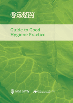 Country Markets` Guide to Good Hygiene Practice