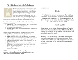 The Outsiders Quote Book Assignment