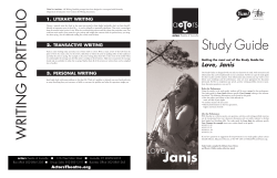 Love, Janis Play Guide - Actors Theatre of Louisville