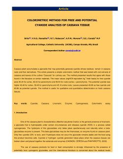 Colorimetric method for free and potential Cyanide