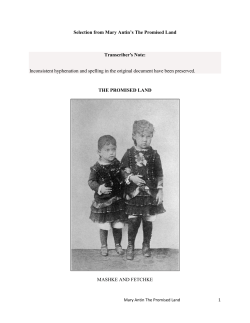 Mary Antin The Promised Land