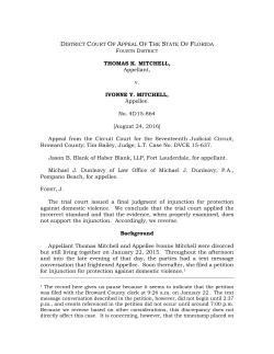 4D15-864-Thomas K. Mitchell v. Ivonne Y. Mitchell