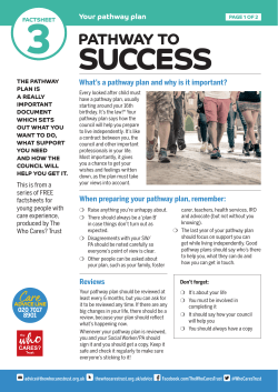 Pathway Plans