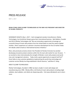 press release - Ellenby Technologies