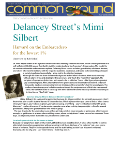 Delancey Street`s Mimi Silbert
