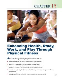 CHAPTER 15: Physical Fitness