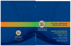 general and municipal elections in belize electoral observation