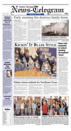 KICKIN` IT BLAZE STYLE Early morning fire destroys