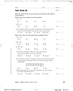 Test, Form 2A (continued)