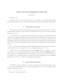 Cosmic Microwave Background Anisotropy