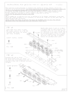 Instructions for I-1