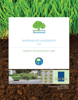 Shorewood Green Infrastructure Guidance Manual