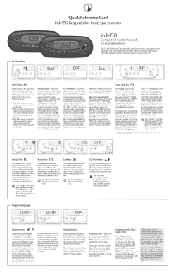 in.k450 - H2O Spas
