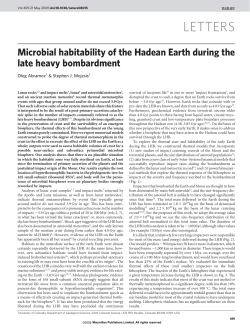 Microbial habitability of the Hadean Earth during the late heavy